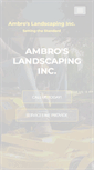Mobile Screenshot of ambros-landscaping.com